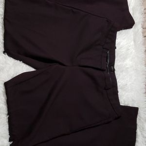 Worthington purple and black trousera